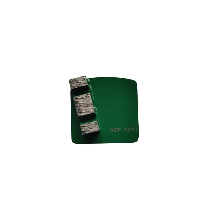 Idimas Redi Lock W Style Segments Aggressive Medium Hard Bond Concrete Grinding Diamond Tools for Concrete Floor Grinder