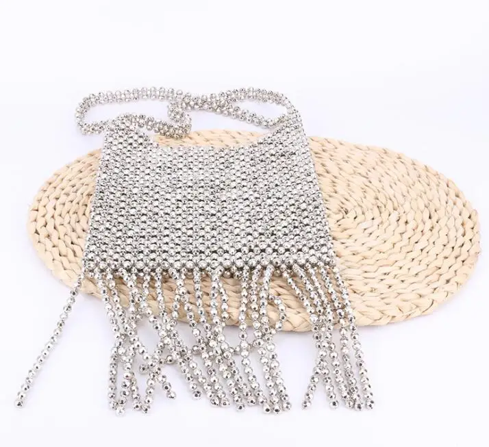 Бисером Коробка кисточкой сумки женские вечерние туфли в винтажном стиле; Из акрилового пластика Сумки из натуральной кожи летняя Роскошная брендовая вечерняя сумочка опт