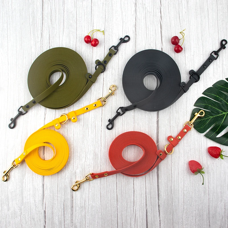 Custom Colors Waterproof Hand Free PVC Dog Training Leash, 3m 5m 10m Long Pet Leash for Hiking and Swimming Training