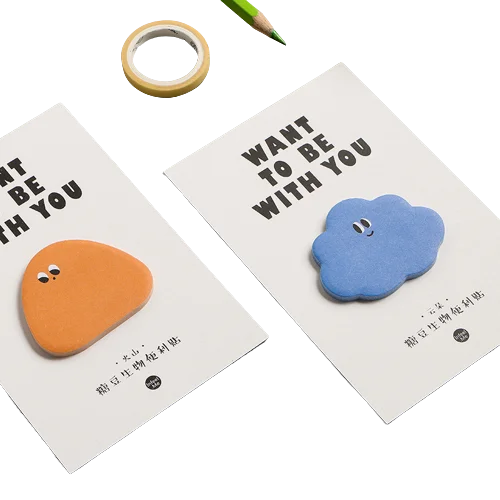 Promotion can be customized new design ideas many times sticky paper Cute cloud sticky paper