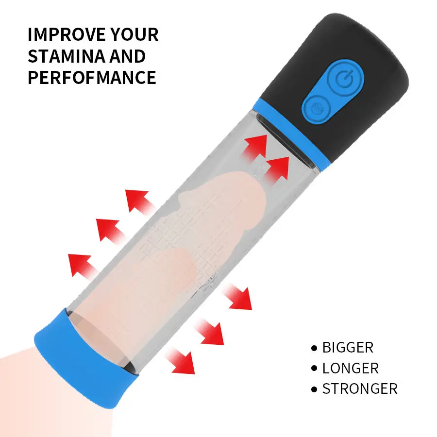 Male Penis Enlargement Vacuum Pump Cock Growth Electric Penis Pump for Men Enlarger Stretcher Male Penis Extender
