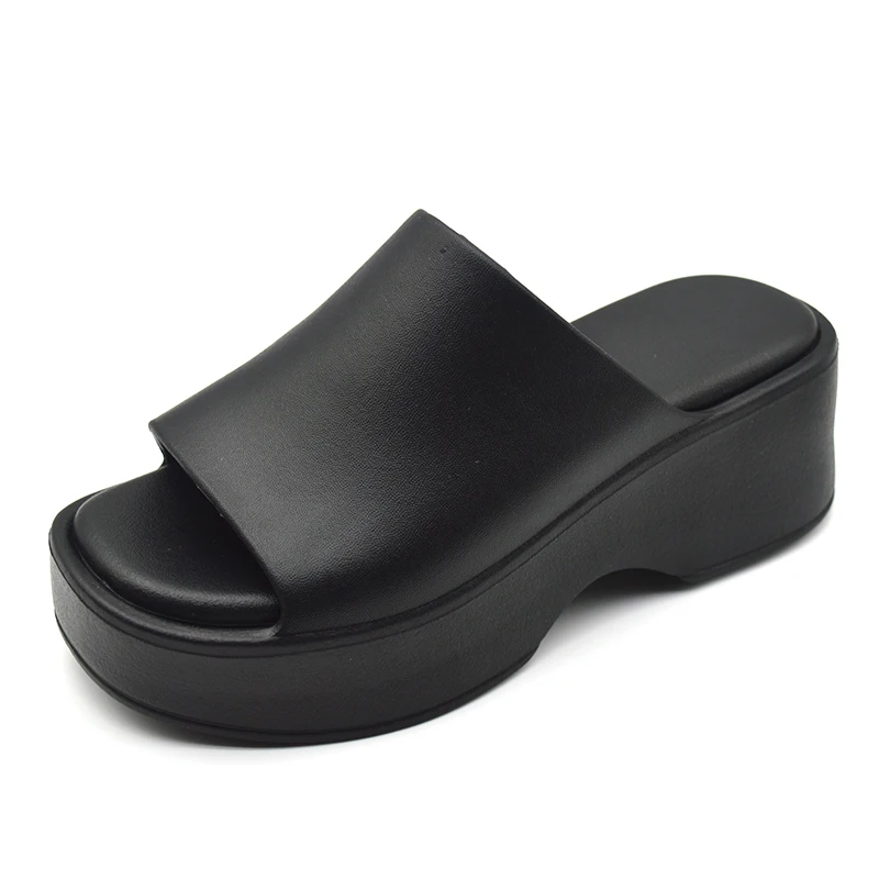 2024 pillow slipper cushioned thick sole  Wholesale Cheap indoor slippers platform home slippers