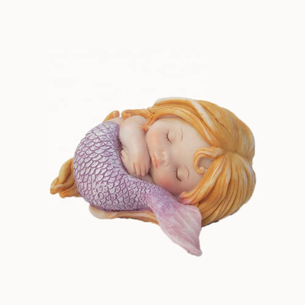 
Wholesale Home & Table Decoration Cute Mini Resin Craft Mermaid Figurine Gift 