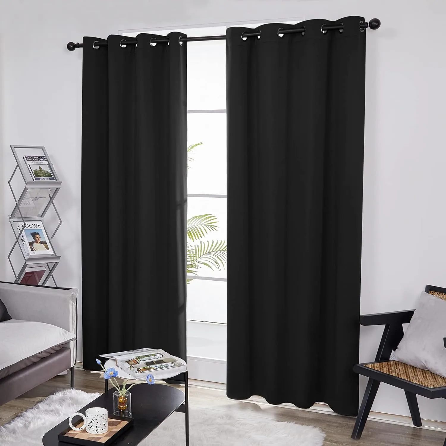 Wholesale Custom Plain Color Blackout Curtains Drapes Luxury Window Curtains for Hotel Bedroom home living room Basement Office