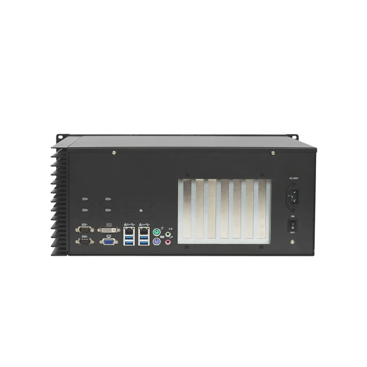 Fanless design 500W 4U industrial PC Computer Rack Mount LGA1155 i3 i5 i7 CPU support 2 PCIe 3.5 inch SATA