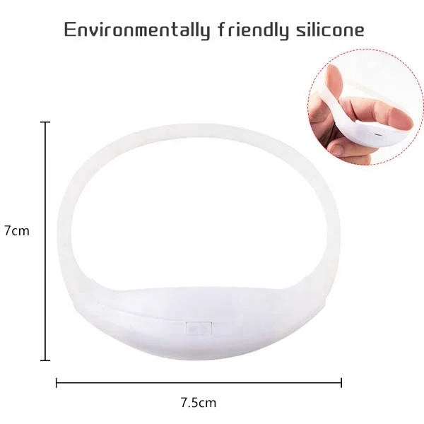 Новый креативный рекламный браслет для свадебной вечеринки светится в темноте программируемая вспышка Радио пульт дистанционного управления светодиодный