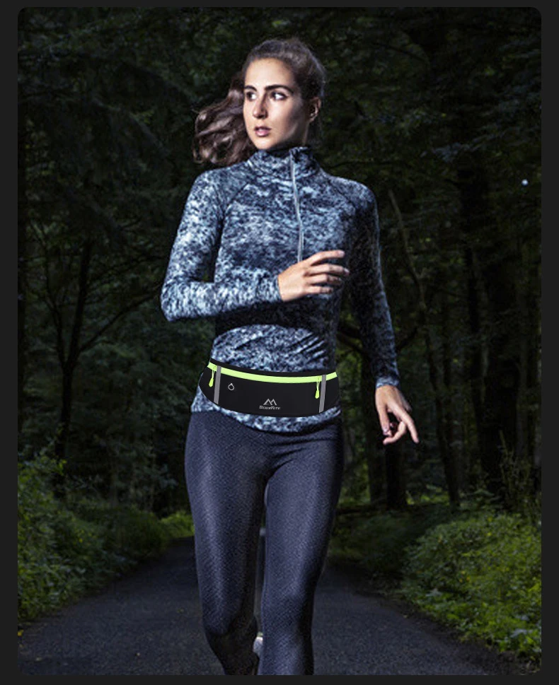 Hot Cakes Fashion Adjustable Sport Running Money Belt Neoprene Fanny Pack Waist Bag for iPhone 13