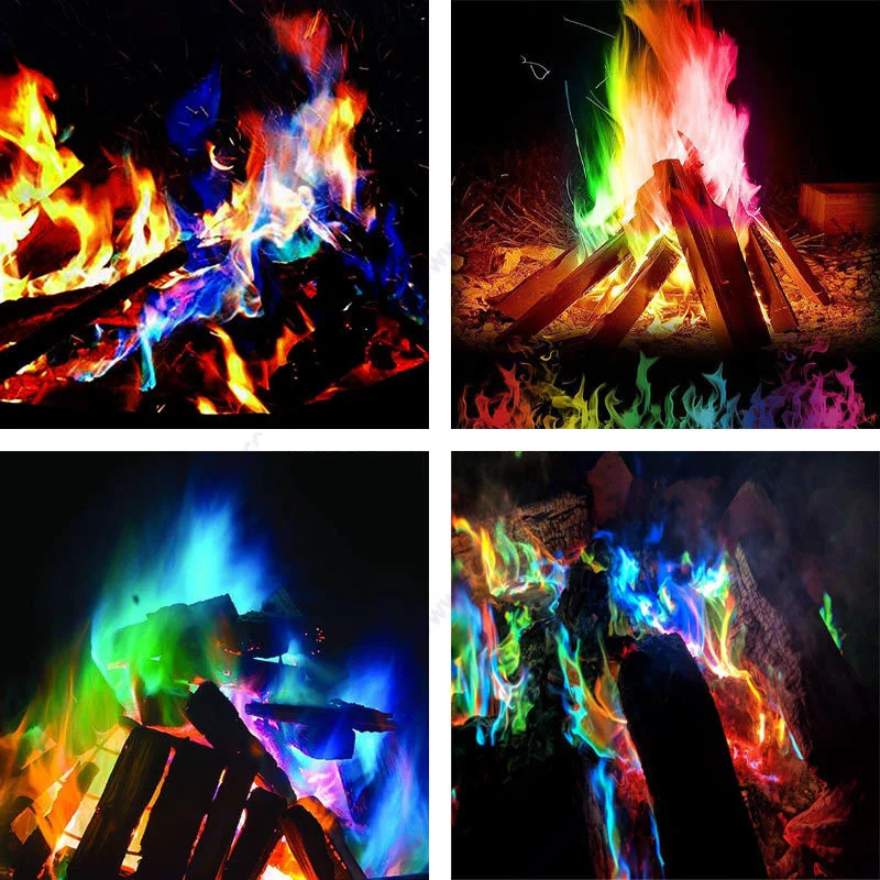 Colorful Flames Campfire Bonfire Magic Mystical Fire Magic Fire 25g For All Festival