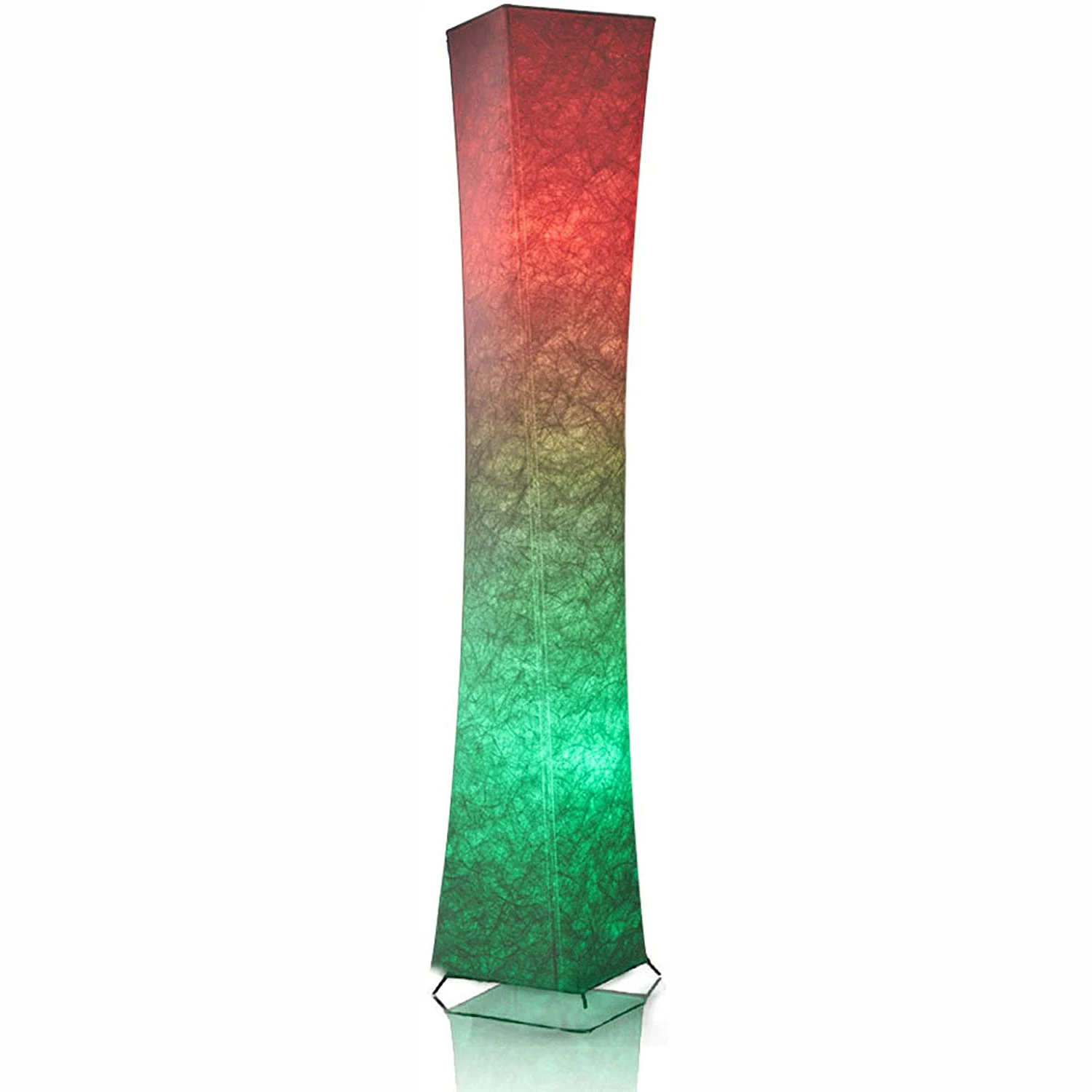 
EEA Twist Tower Modern Fabric RGB Dimmable Smart LED Floor Lamp for Living Room 