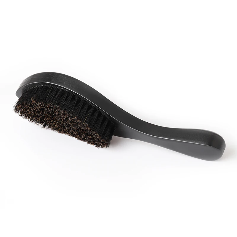 2021 popular soft medium hard wave brush boar bristle wave brush