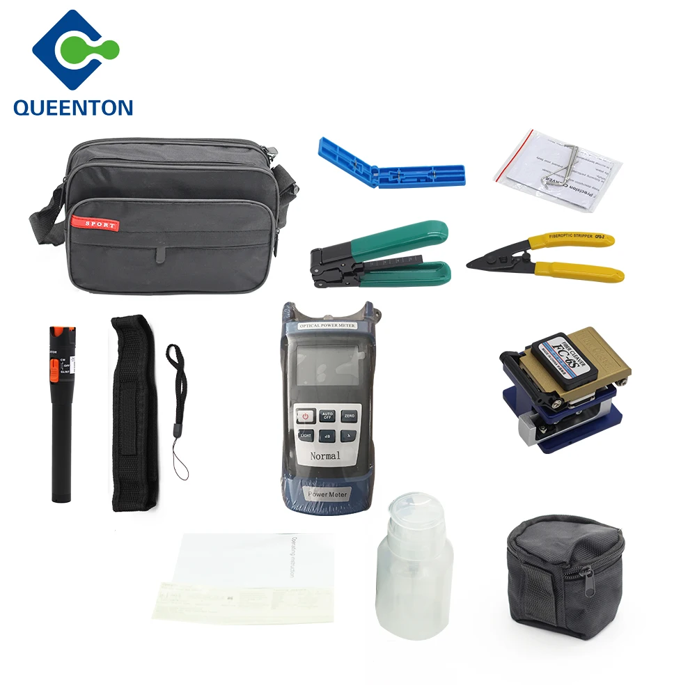 GJ.0032 Fiber optic FTTH Tool Kit Visual Fault Locator and FC-6S Fiber stripper Fiber Tool Kit