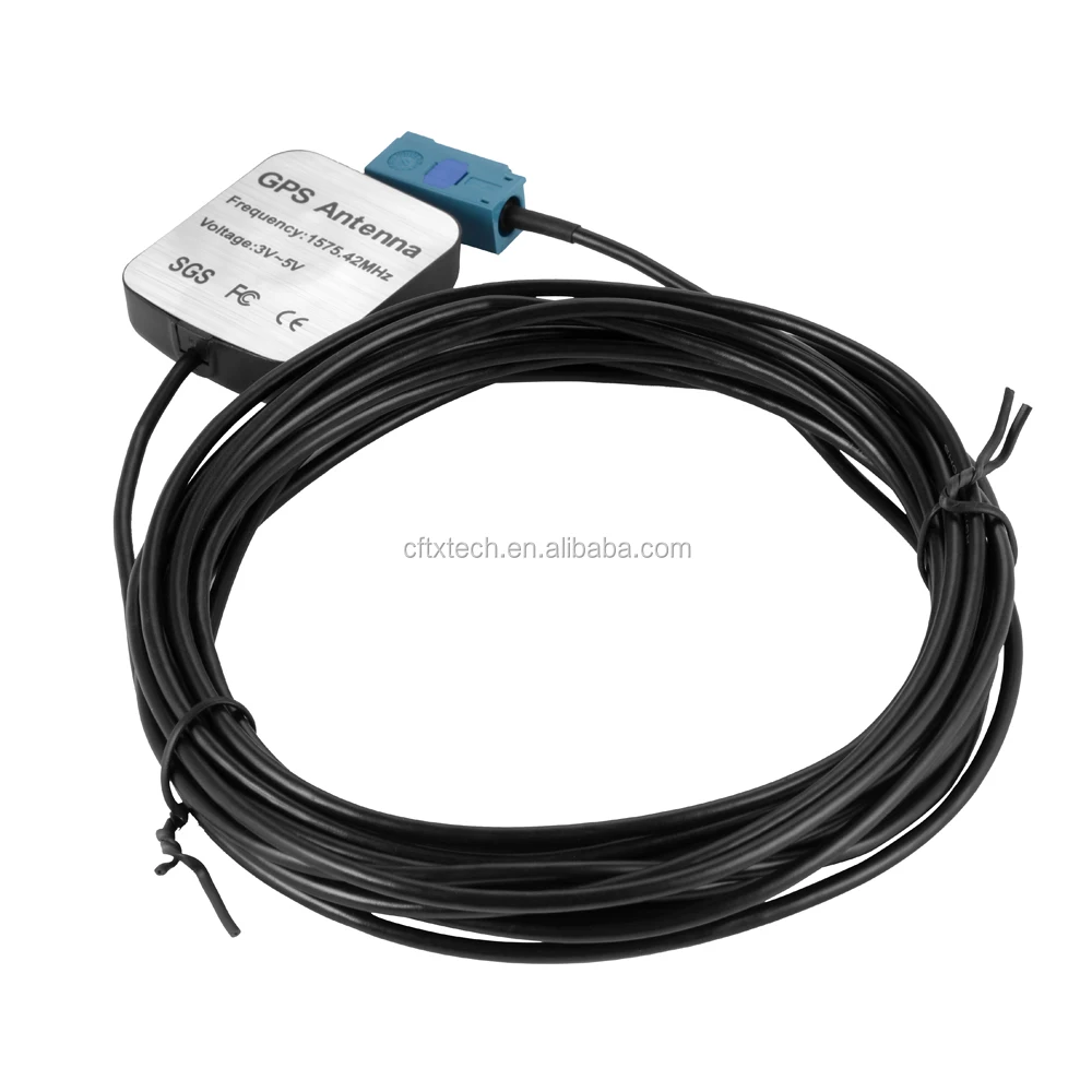 FAKRA Z code water blue connector car GPS antenna 1575.42mhz external vehicle antenna