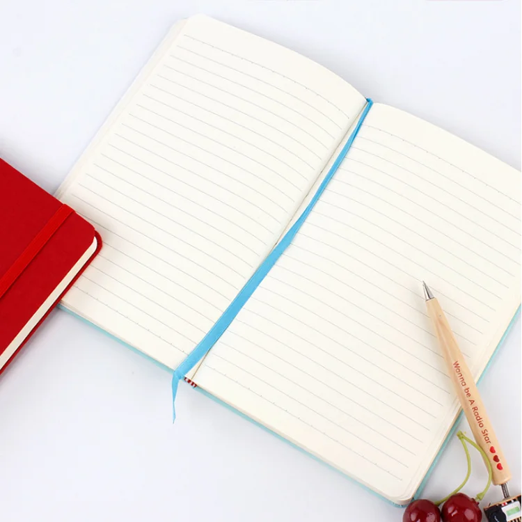 Wholesale custom Logo Hard Cover Journal Recycled Paper Planner Writing Blank Fabric Cover Notebook
