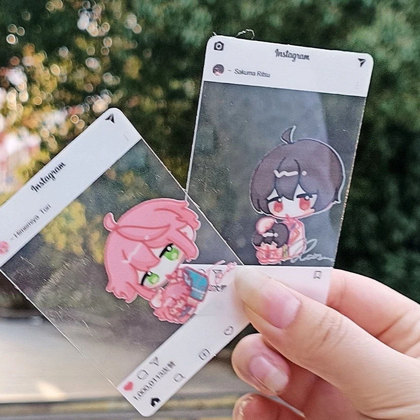 Custom Printed Logo Plastic Clear PVC Transparent ID Card