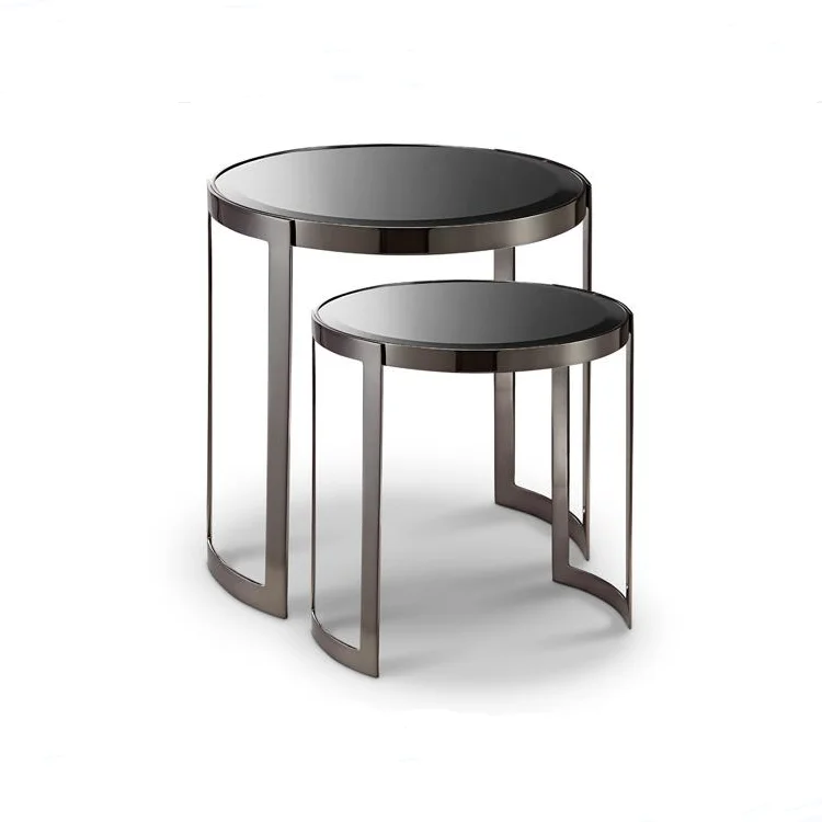 Круглый мраморный роскошный журнальный столик в скандинавском стиле современная мебель для гостиной центральный чайный из нержавеющей стали