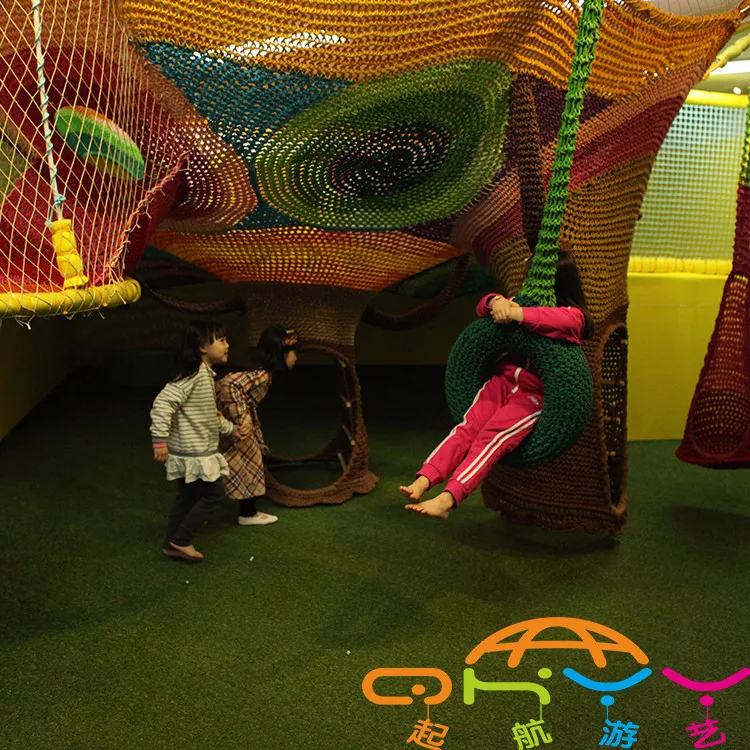 Оборудование для скалолазания и парка, оборудование для крытых игровых площадок, сетки для вязания