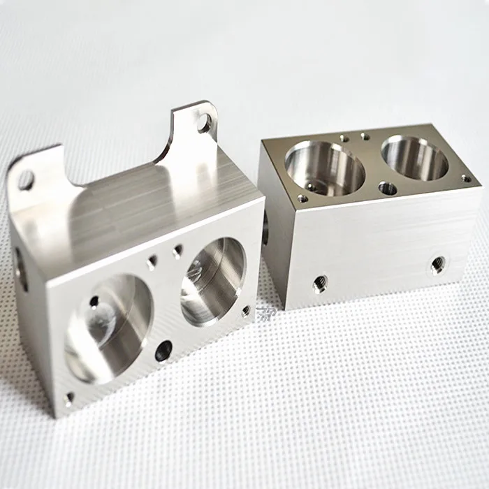 Custom CNC Machining Aluminum stainless steel nano block NG6 mosaic glass block manifold block hydraulic valve