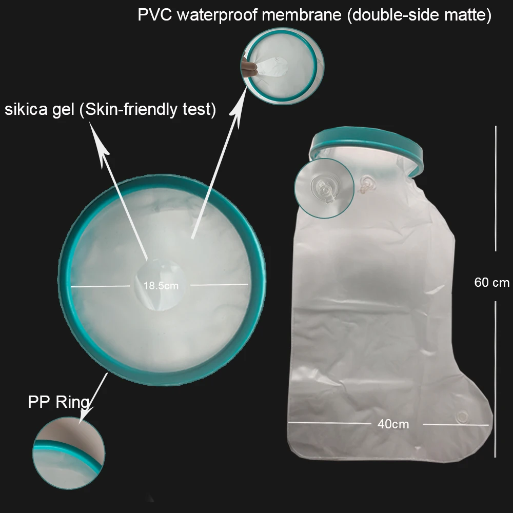 Diabetic foot treatment ozone bag for half leg reusable medical ozone bag for wound