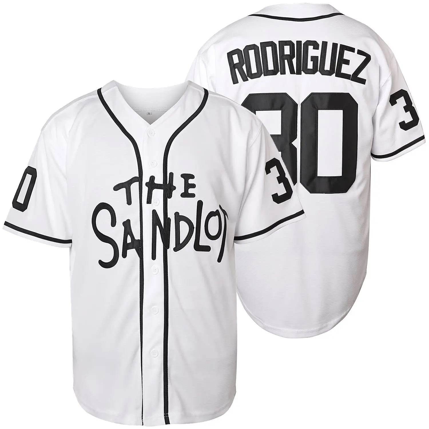 Customize The Sandlot Movie Baseball Jerseys Benny Rodriguez Yeah-Yeah Stitched Baseball Jerseys All Teams USA baseball Jerseys