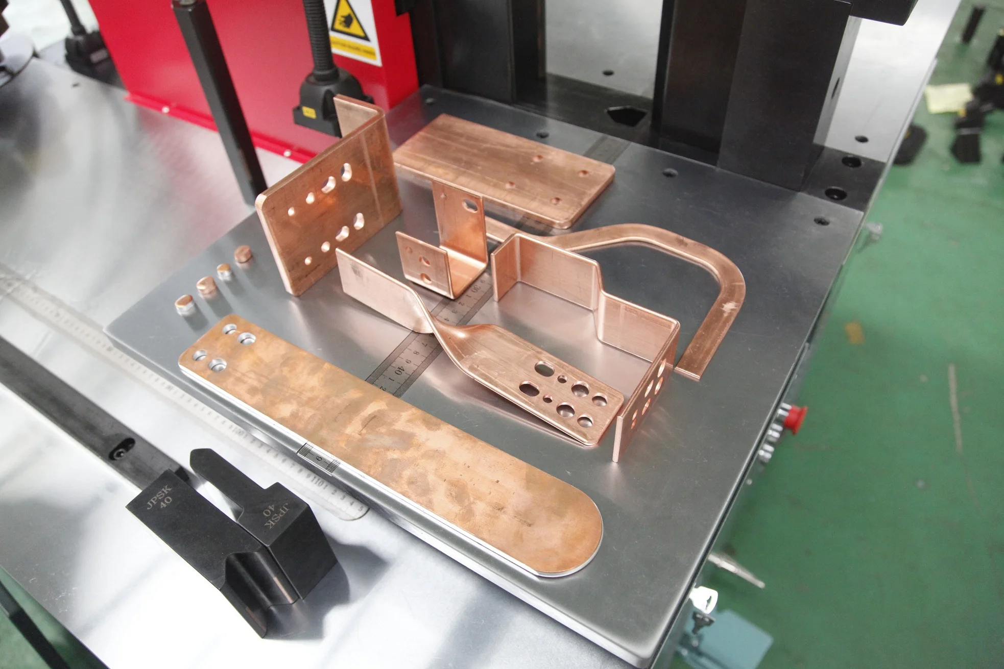 Three in one JPMX-503ESK CNC Control Hydraulic Copper Busbar Bender