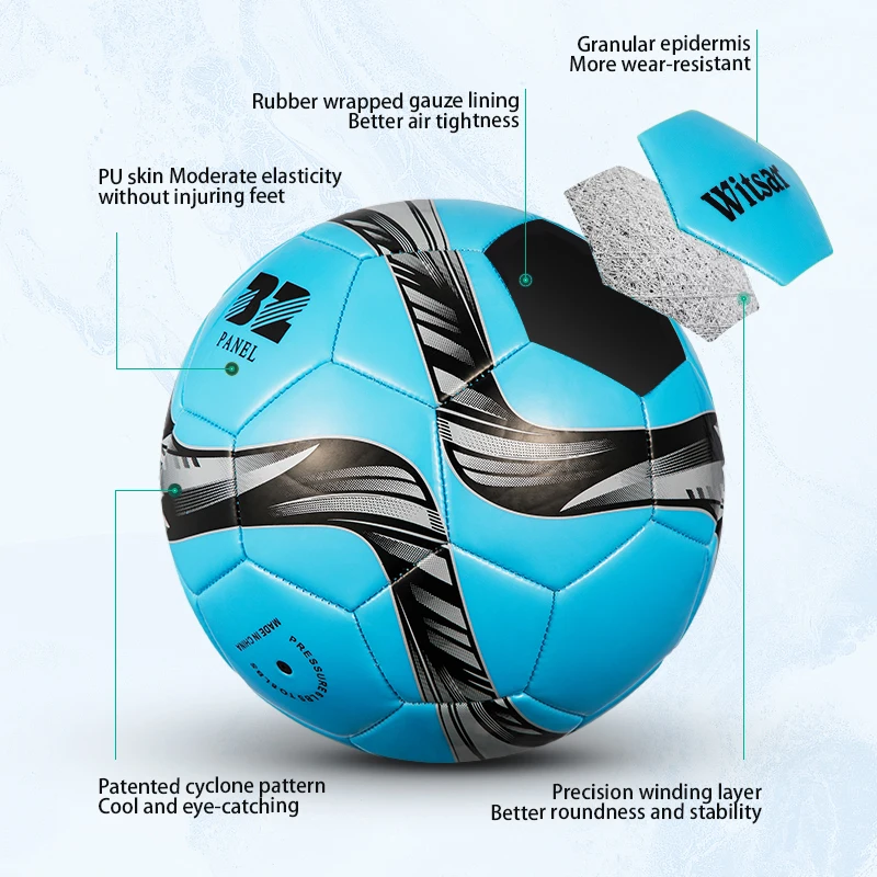 Size 5 Official soccer balls with Custom LOGO Football for Training Football