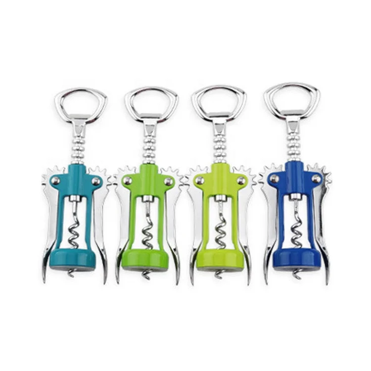 
New Design Multifunction Manual Metal Handle Red Wine Bottle Opener 