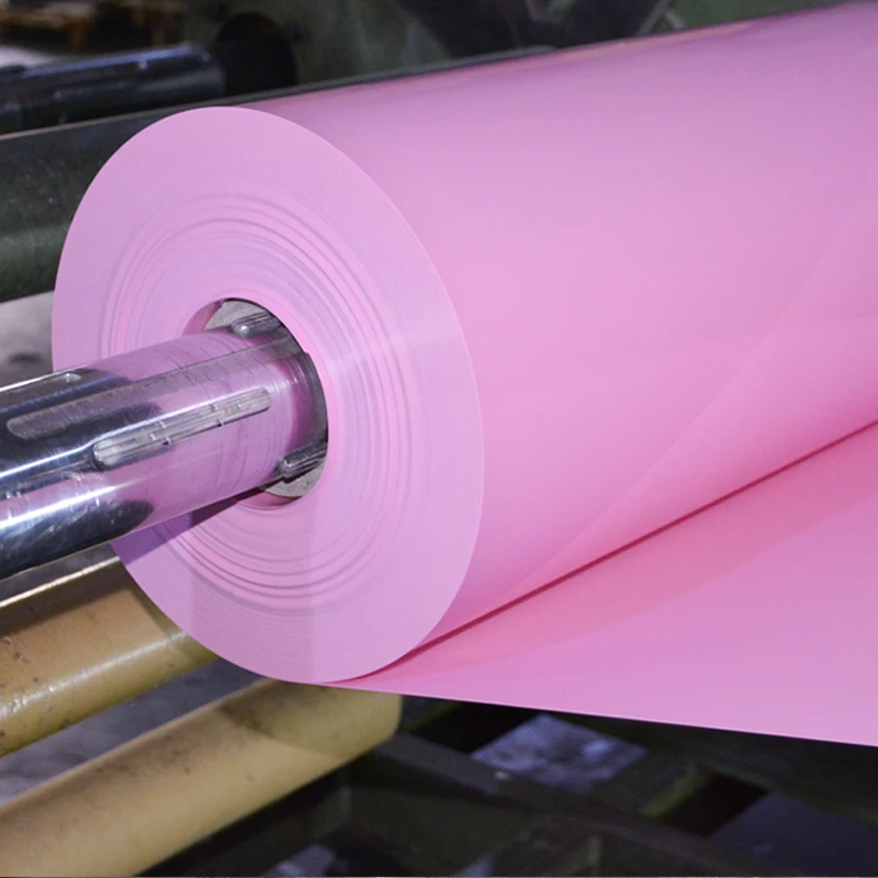 0.6 mm Customized High Gloss Colored Polystyrene HIPS PS Film Roll Packing For Vacuum Forming