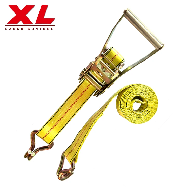 Автоматический Крепежный ремень, 50 мм, 1500 кг, выдвижной ремень с храповым механизмом, с двойным J-образным крючком