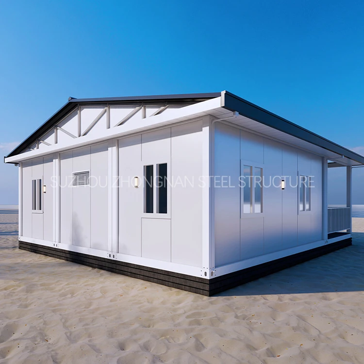 wholesale custom low cost bungalow prefab house prefabricated assemble container home for morocco tunisia