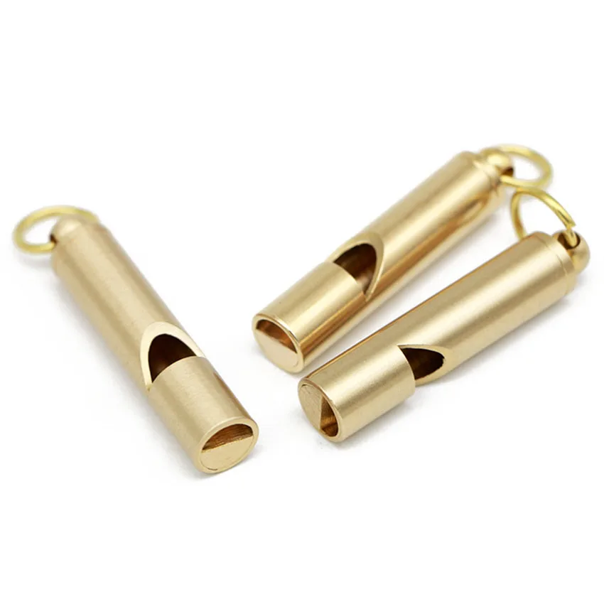 Brass Outdoor Survival Whistle Equipment Amazon Supplies Retro Referee Brass Whistle Pure Brass Survival Whistle