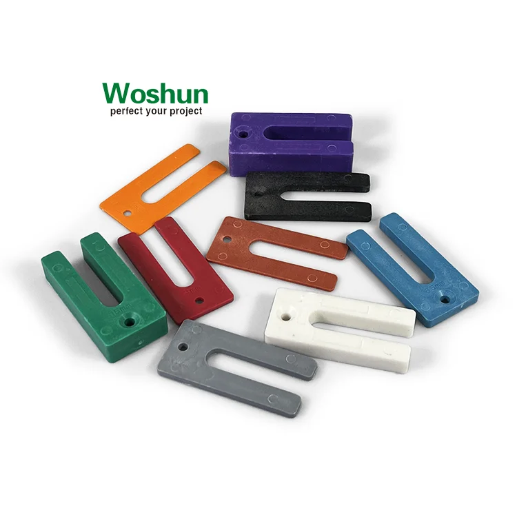 75x35mm Concrete Shims Building Material Construction Nylon Plastic u Shim Window Packer Window Packers Shims Doors and Windows