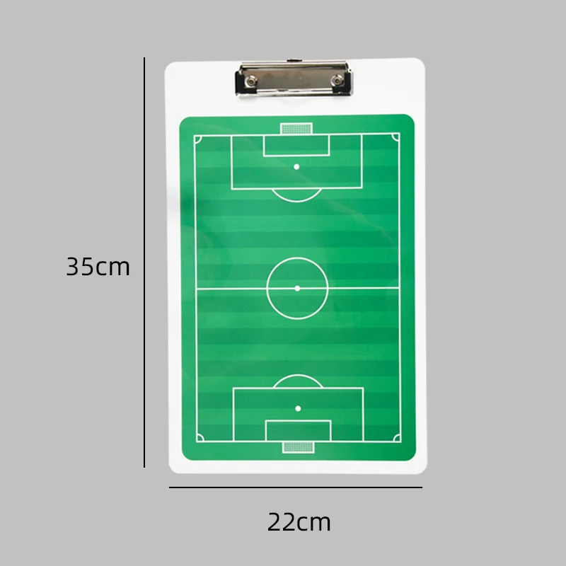 OEM&ODM PVC Football Coach Board Soccer Tactics Board Double-side Dry Erase Clipboard Coaching Board Football Training Equipment