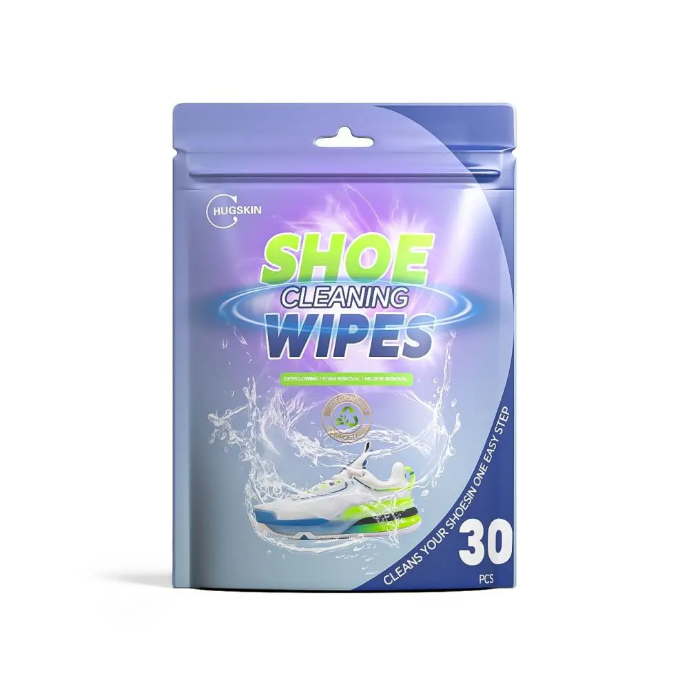 OEM ODM 30 pcs Strong Stain Removal Shoes Cleaning Wipes Sneaker Wipes Individually Wrapped