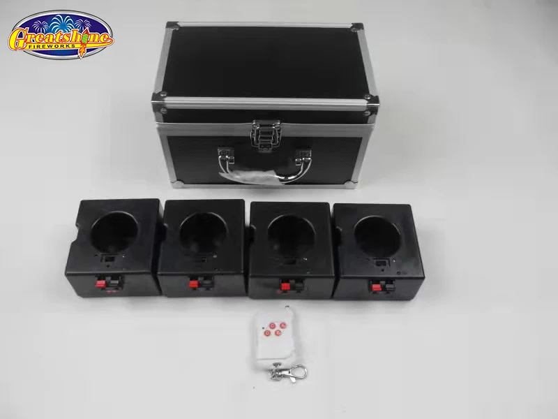 China Remote Firing Systems 8 Cues Remote Control Special Effect Indoor Stage Cold Fountain Base Fireworks Firing System