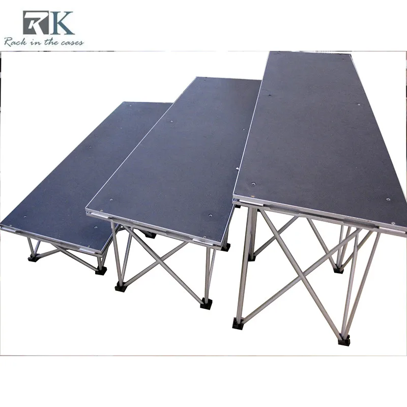 Light weight easily install 4ft*4ft*16 inches/24 inches smart stage for events