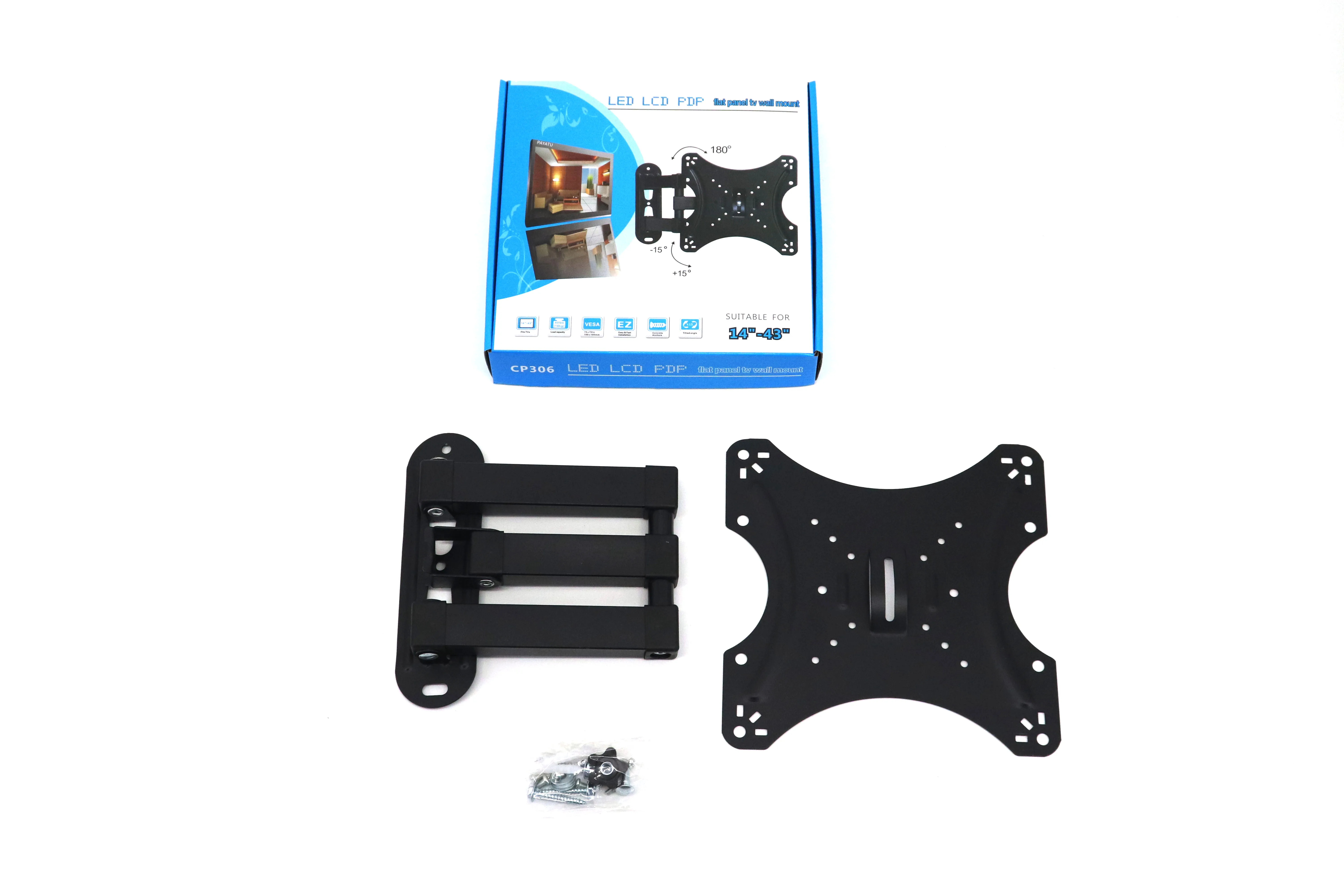 Wholesale Swivel Metal Full Motion Tilt Heavy Duty TV Wall Bracket Mount Monitor Wall Mounts for LED LCD PLASMA Flat Screen