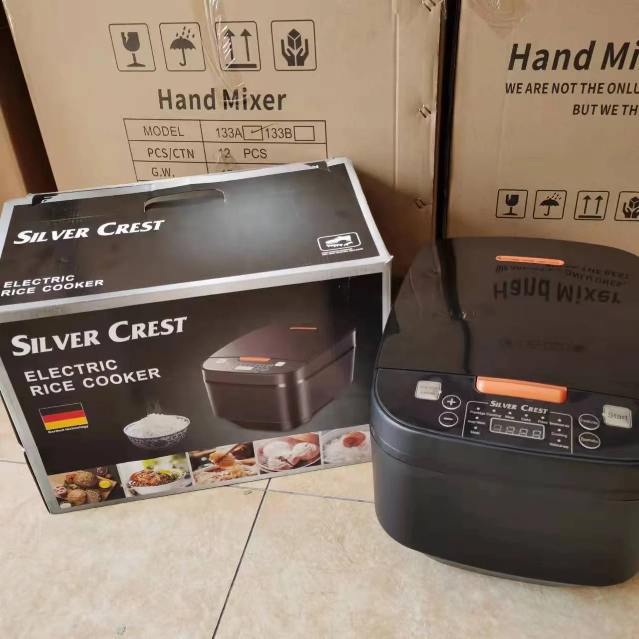 Silver Crest 5L MicroComputer controlled automatic smart electric rice cooker