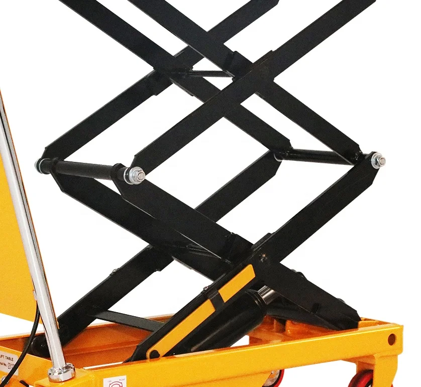 
Xilin 150kg 330lbs manual hydraulic Double Scissors Lift Table 