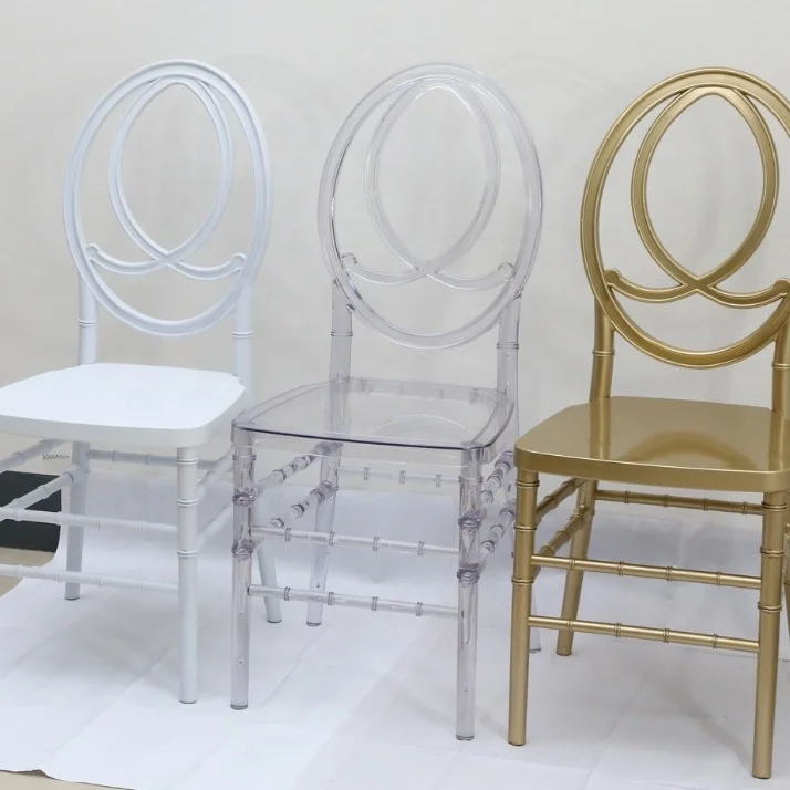 factory supply wholesale clear wedding resin phoenix chair