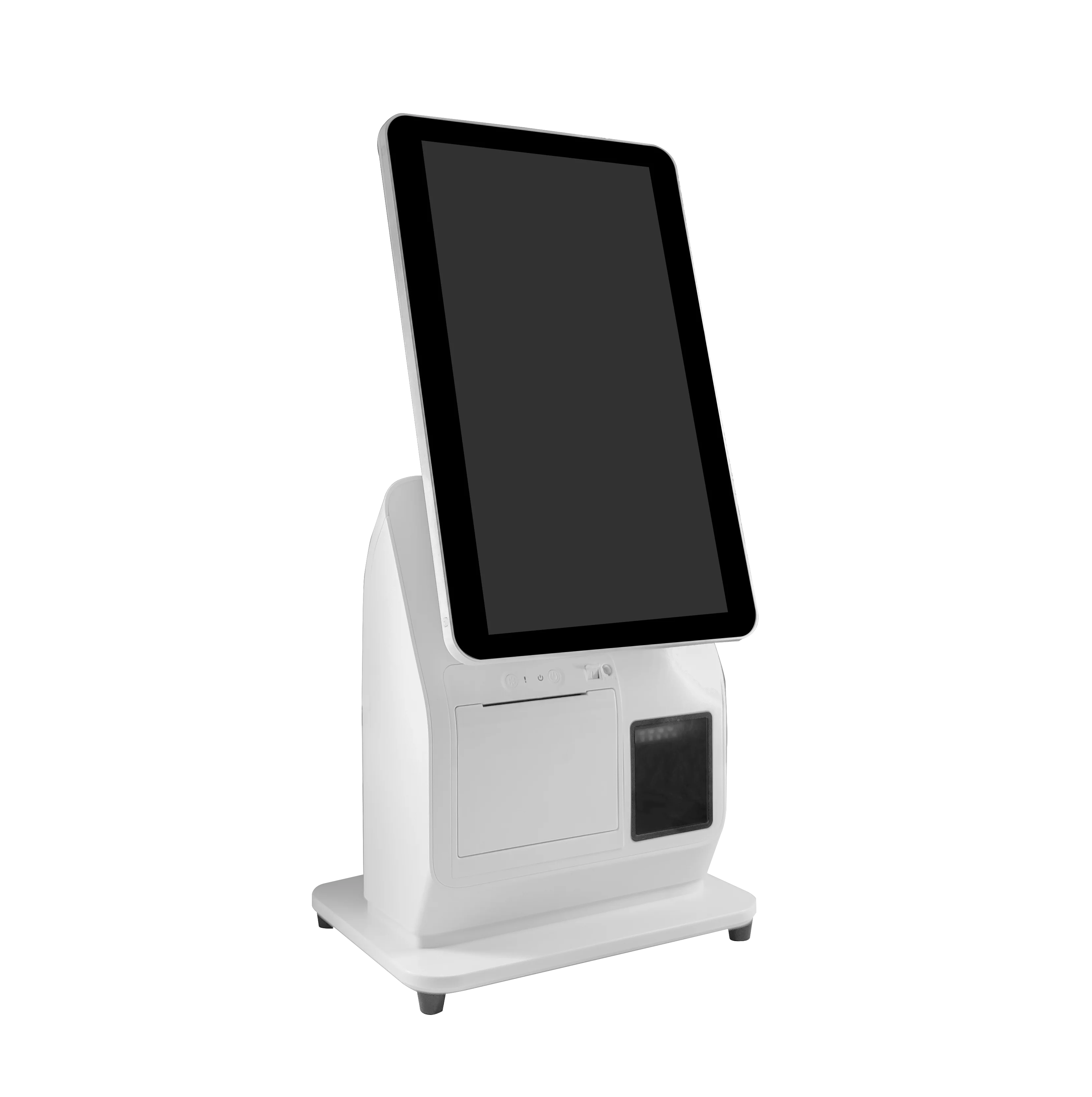 15.6 Inch 1D/2D Barcode Scanner Kiosk Pos Machine  Touch Screen Kiosk Cash Register Self Service Pos System