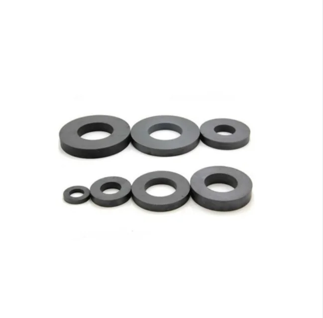 Y30 Y35 Professional Magnetic Ferrite Permanent Diametrically Magnetized Ring Magnet