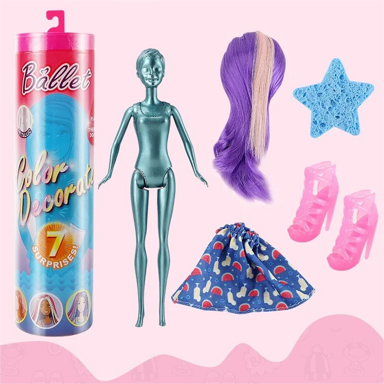 Многофункциональные аксессуары красочная сменная одежда гибкий шарнир красивый силиконовый шкатулка для слепых девушек «сделай сам» кукольный домик игрушка