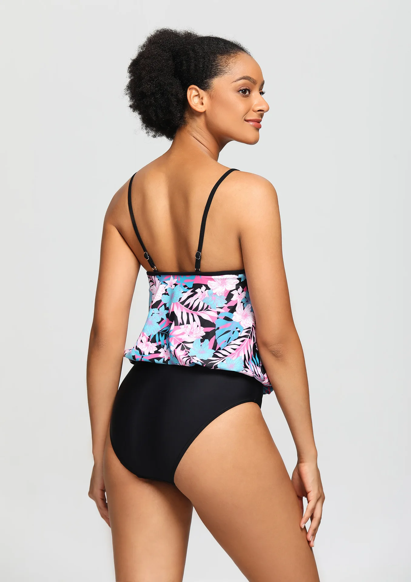 Bikini Euro American sexy one piece printed swimsuit Women Beach Bikini