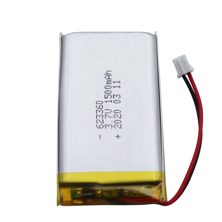 Factory price supply 623360 3.7v 1500mah lithium polymer battery