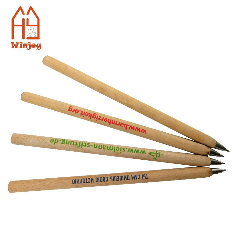 Custom natural wooden ballpoint pen, wood ink pen, promotional gift pen for school and office.