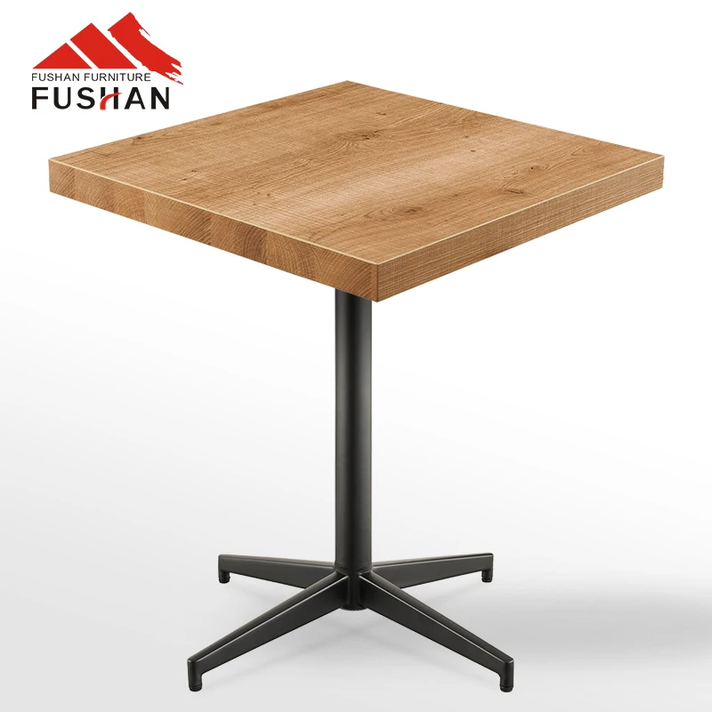 Factory Wholesale Modern Style Metal Base Frame Cafe Bistro Table Furniture