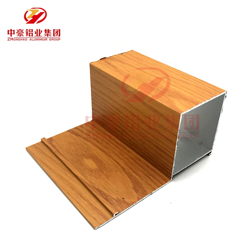 Экструзионный алюминиевый профиль деревянный на заказ