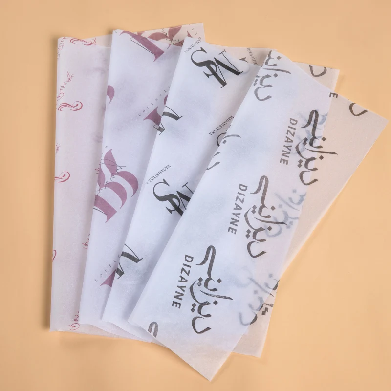 Decorative Craft Floral Packaging 17gsm Paper Eco Friendly Custom Logo Printed Clothes Christmas Gift Tissue Wrapping Paper