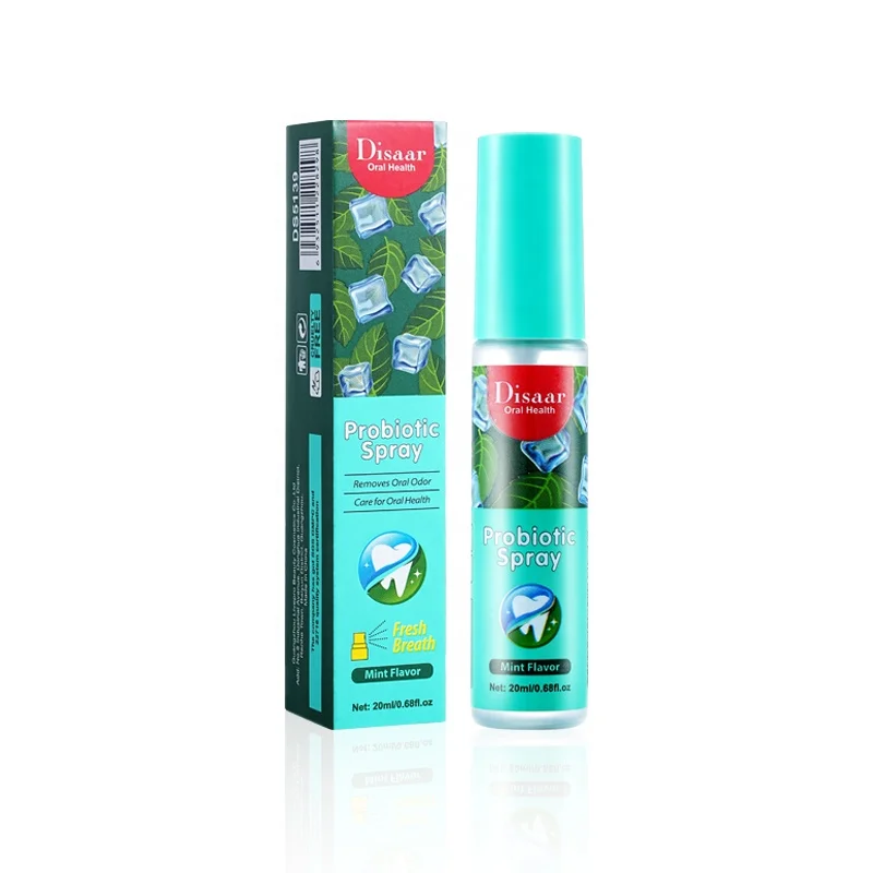 Disaar Breath Freshener Spray Lemon Mint Flavor Female Male Remove Odor Breath Mouth Spray For Bad Breath