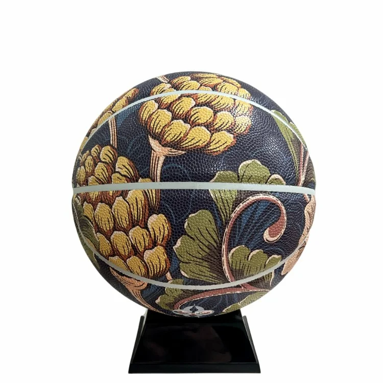 New Design Colorful Rubber Basketball Landle Promotion For Kids Cheap Price Size 7 Balon De Baloncesto